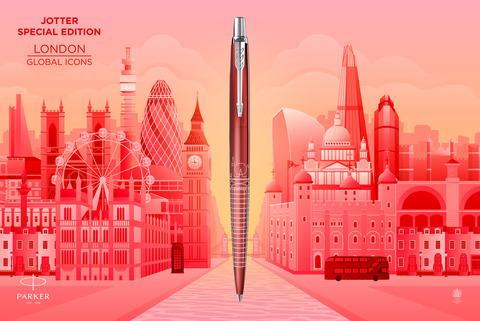 Parker Jotter Global Icons SE London K179, ��������� �����, M, �����.���.