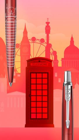 Parker Jotter Global Icons SE London K179, ��������� �����, M, �����.���.