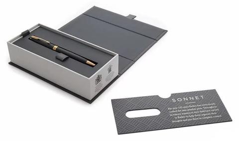 Parker Sonnet Core - LaqBlack GT,  , M, BL, 