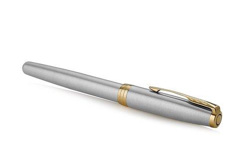 Parker Sonnet Core - Stainless Steel GT, -, M, BL, 