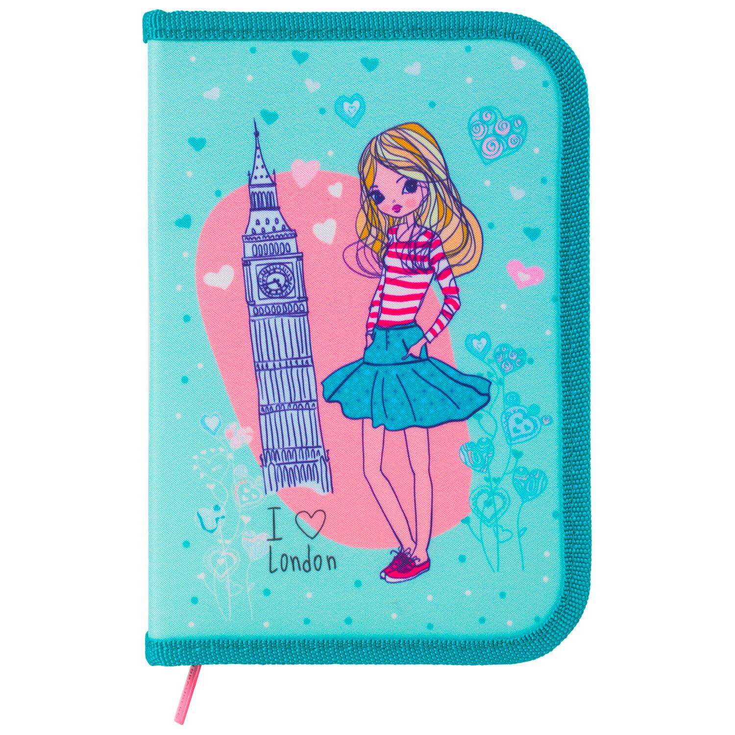 ����� BRAUBERG, 1 ���������, 1 �������� ������, �����, 20�14 ��, Girl, 229283