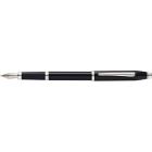 Перьевая ручка Cross Century II Black lacquer, черный лак с отделкой родием, перо M
