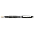 Перьевая ручка Pierre Cardin PROGRESS, цвет - черный и серебристый. Перо - сталь. Упаковка B.