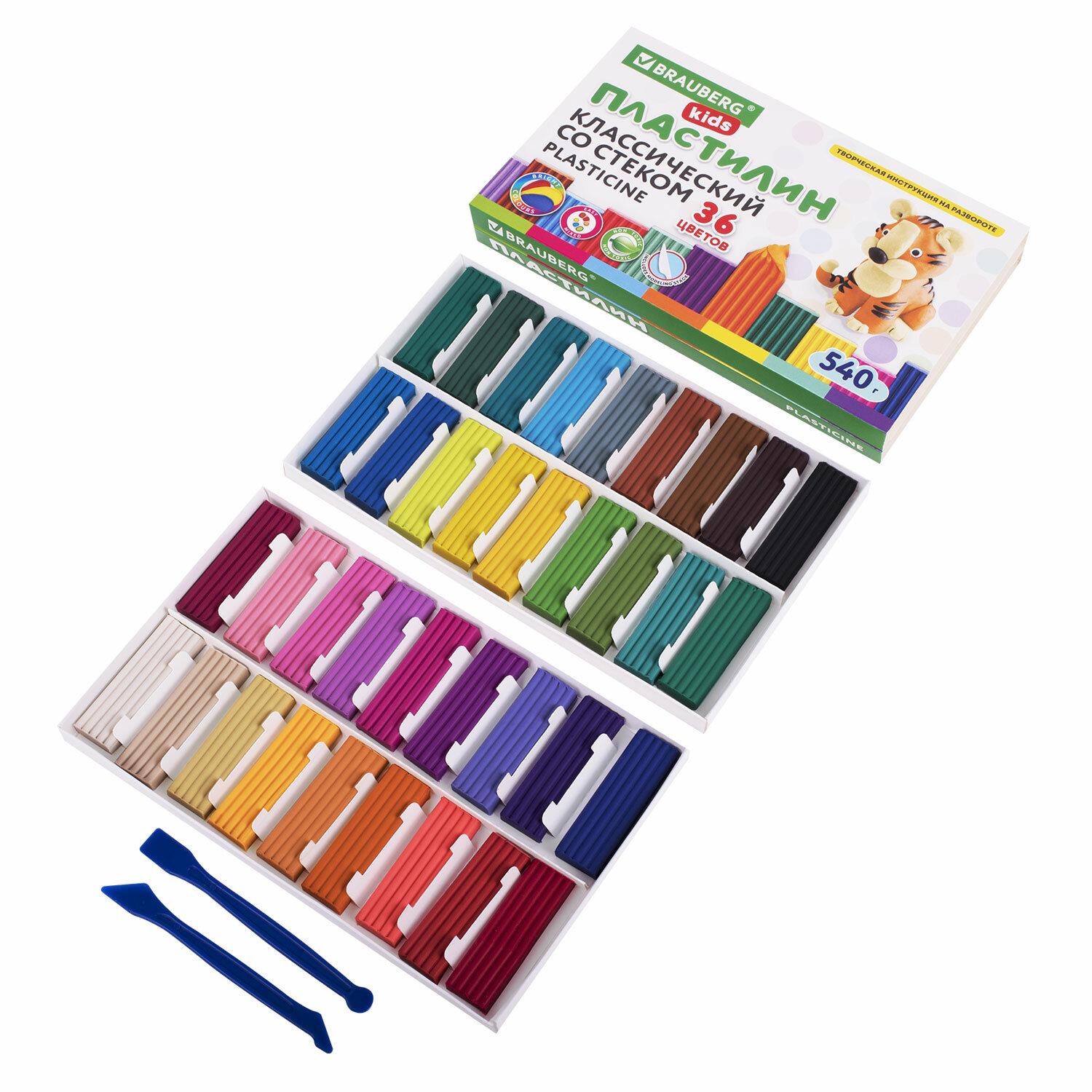 ��������� ������������ BRAUBERG KIDS, 36 ������, 540 �, ����, ������ ��������, 106678