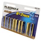 Батарейка пальчиковая АА PLEOMAX LR6-8+2 BL10