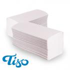 Полотенца бумажные листовые Tiso V 2 слоя/17гр