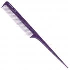 Расческа Dewal Beauty с пластиковым хвостиком фиолетовая 20,5см