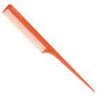 Расческа Dewal Beauty с пластиковым хвостиком оранжевая 20,5см
