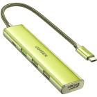 ������������ USB UGREEN CM478 (15495) USB-C To HDMI+USB3.0+USB2.0+PD,������
