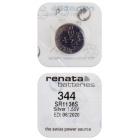 батарейка серебряно-цинковая RENATA SR1136S 344 (0%Hg), в упак 10 шт