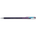 Ручка гелевая Pentel Hibrid Dual Metallic 0,55мм хамелеон фиолет+синий