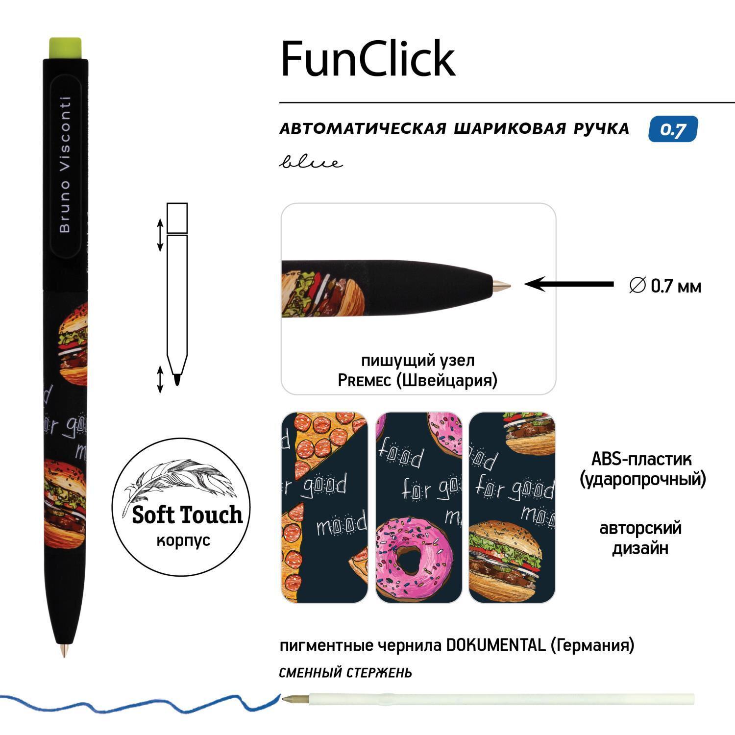   BRUNO VISCONTI FunClick, , Food in black,  0, 20-0297/04