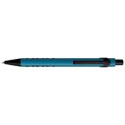 Шариковая ручка Pierre Cardin ACTUEL. Корпус - алюминий, отделка - металл и силикон. Цвет - св-синий