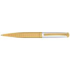 Ручка шариковая Pierre Cardin GOLDEN. Цвет - золотистый и белый. Упаковка B-1