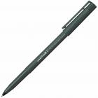 Ручка-роллер Uni-Ball II Micro, ЧЕРНАЯ, корпус черный, узел 0,5 мм, линия 0,24 мм, UB-104 Black