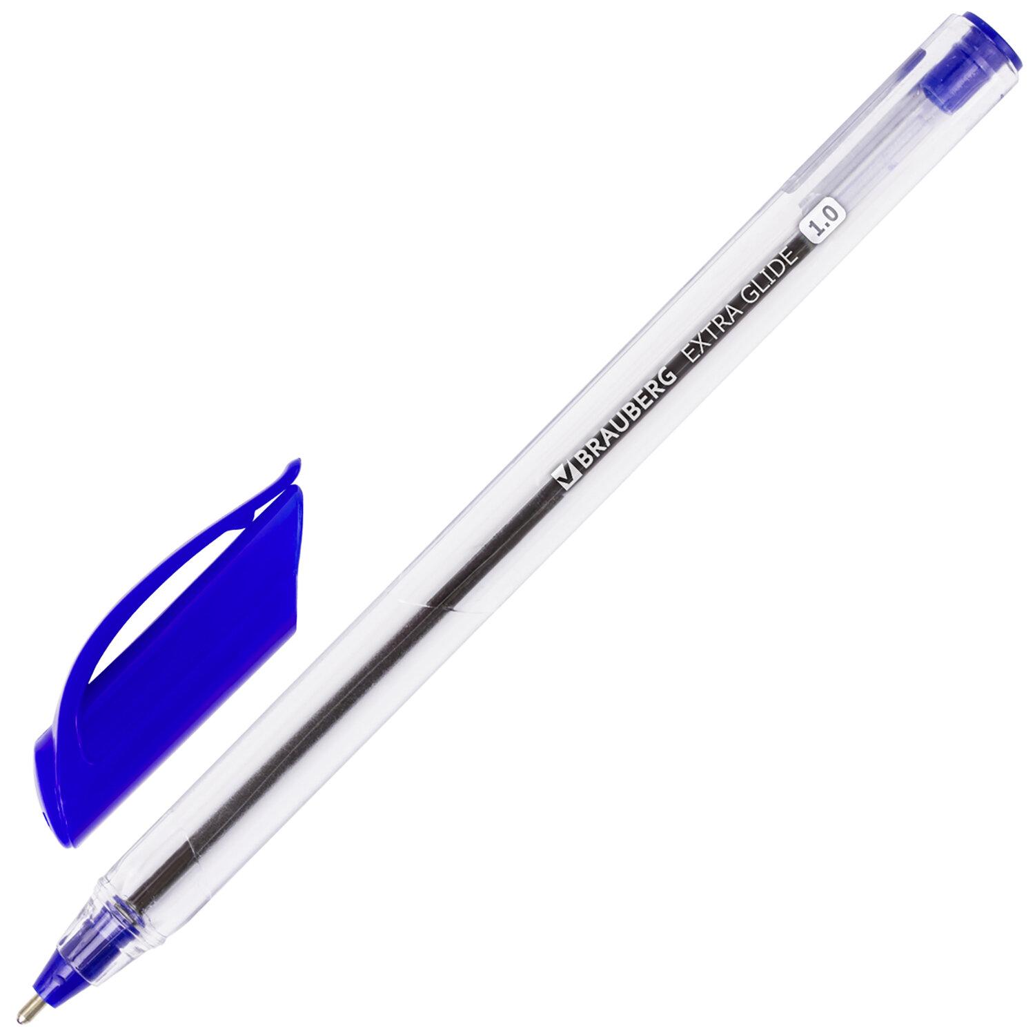 Ручки шариковые масляные BRAUBERG, НАБОР 4 шт., АССОРТИ, "Extra Glide ...