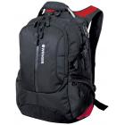 Рюкзак WENGER, 15”, черный/красный, полиэстер 1200D, 36х17х50 см, 30 л