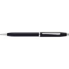 Шариковая ручка Cross Century II Black lacquer, черный лак с отделкой родием