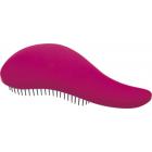 Щетка массажная Dewal Beauty, для легкого расчесывания волос, мини с ручкой цвет розово-черный