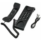 Телефон проводной RITMIX RT-007 black, без дисплея, стильный внешний вид – элегантный светлый и брут
