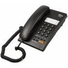 Телефон проводной RITMIX RT-330 black, без дисплея, стильный дизайн, удобные кнопки, импульсный и то
