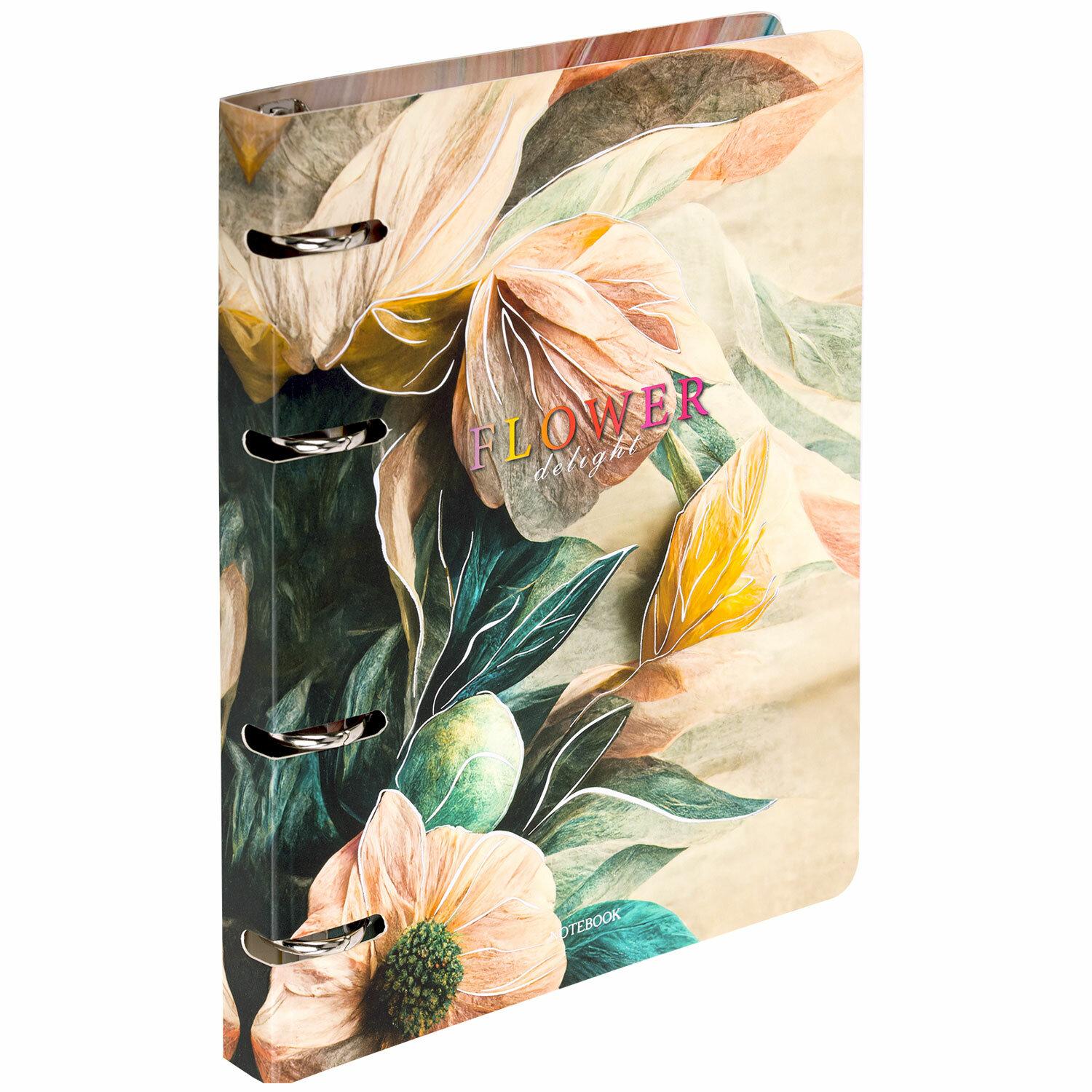 ������� �� ������� �5 160�212 ��, 120 ������, ������, ������, ������, BRAUBERG, Delicate flowers, 404737