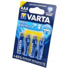 ��������� ������������ ��� VARTA HIGH ENERGY 4903 113 414 LR03 BL4