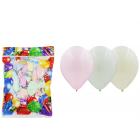 Воздушные шарики: цвета в ассортименте-пастель, в упаковке 100 штук, размер №10