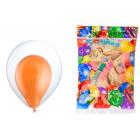 Воздушные шарики: двойной-молочного цвета, а внутри цветной металлик шарик, в упаковке 50 штук, размер №12.