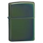 Зажигалка ZIPPO Classic с покрытием Chameleon™, латунь/сталь, зелёная, глянцевая, 36x12x56 мм