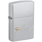  ZIPPO Love Design   Satin Chrome, /, , 38x13x57 