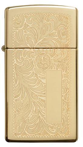  Zippo Slim Venetian Brass 1652B