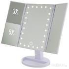 Зеркало косметическое ENERGY EN-799Т, LED подсветка, трехстворчатое